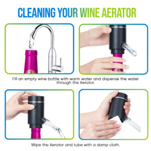 Rechargeable Electric Wine Aerator and Dispenser